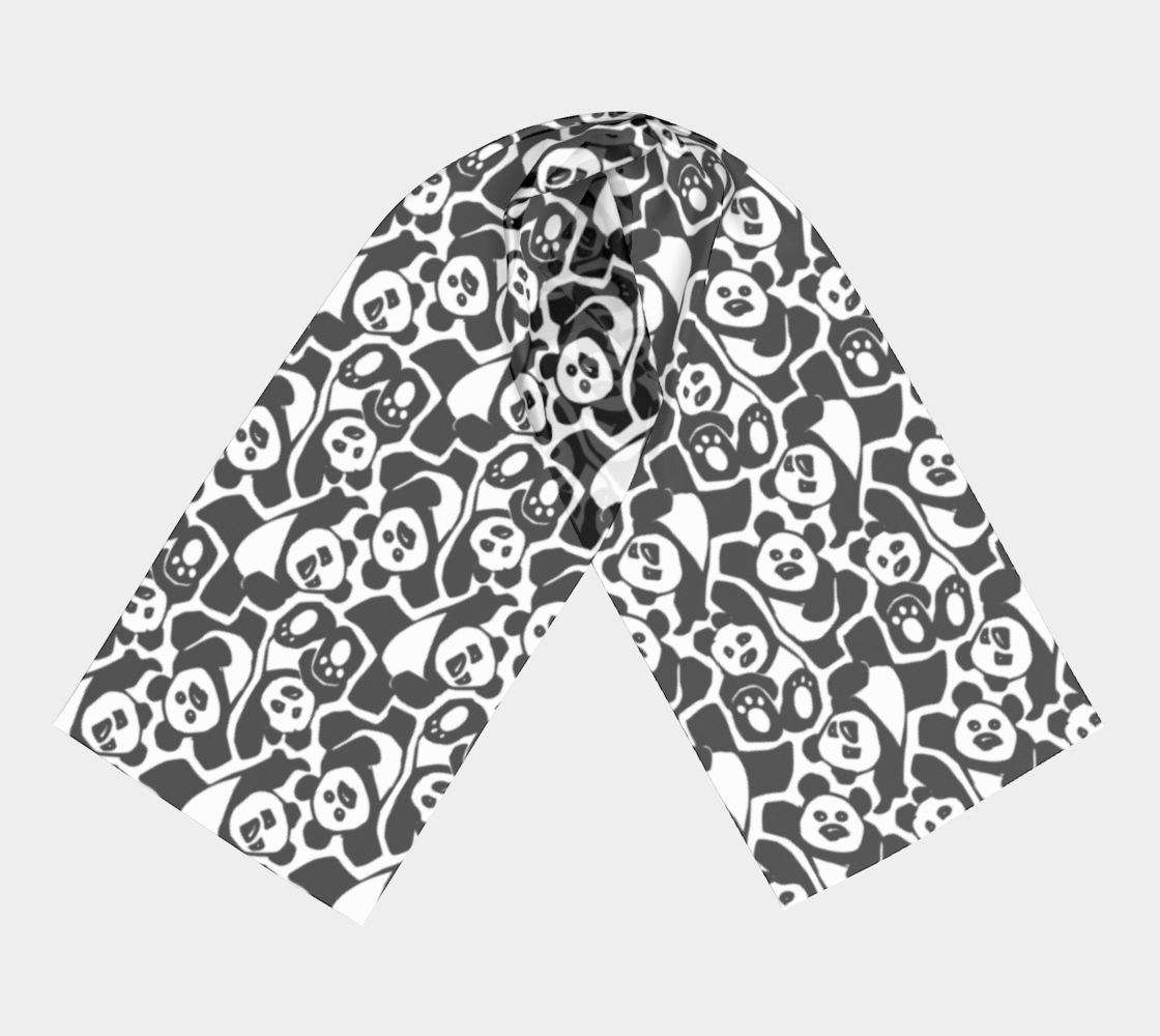 Long Scarf (Dancing Pandas)