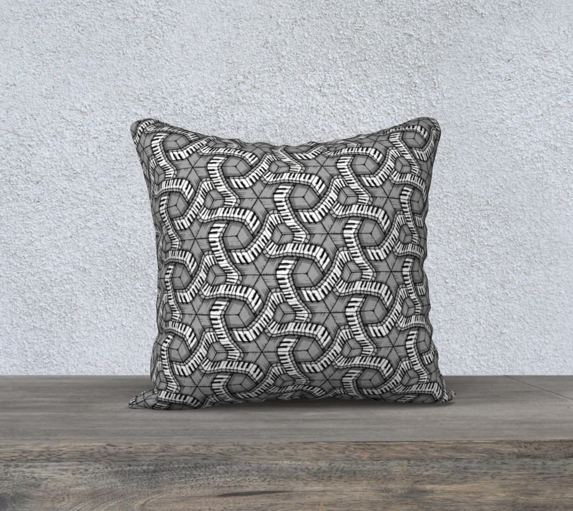 18" x 18" Pillow Case (Piano World)