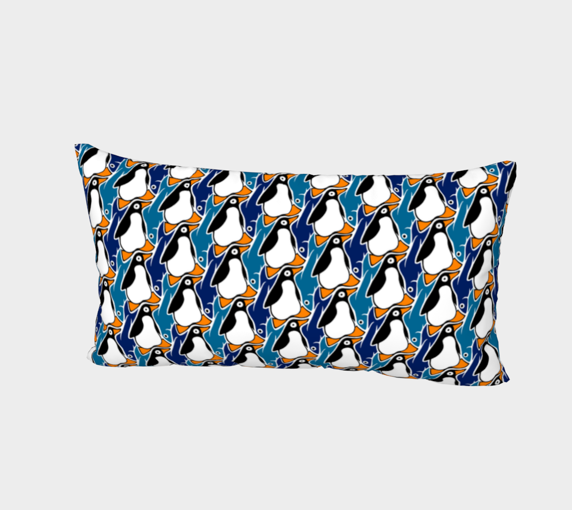 Bed Pillow Sham (Penguin's Supper)