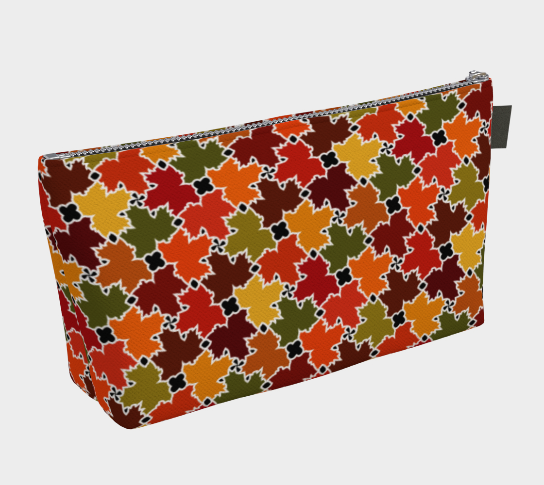 Makeup Bag (Fall Leaves)