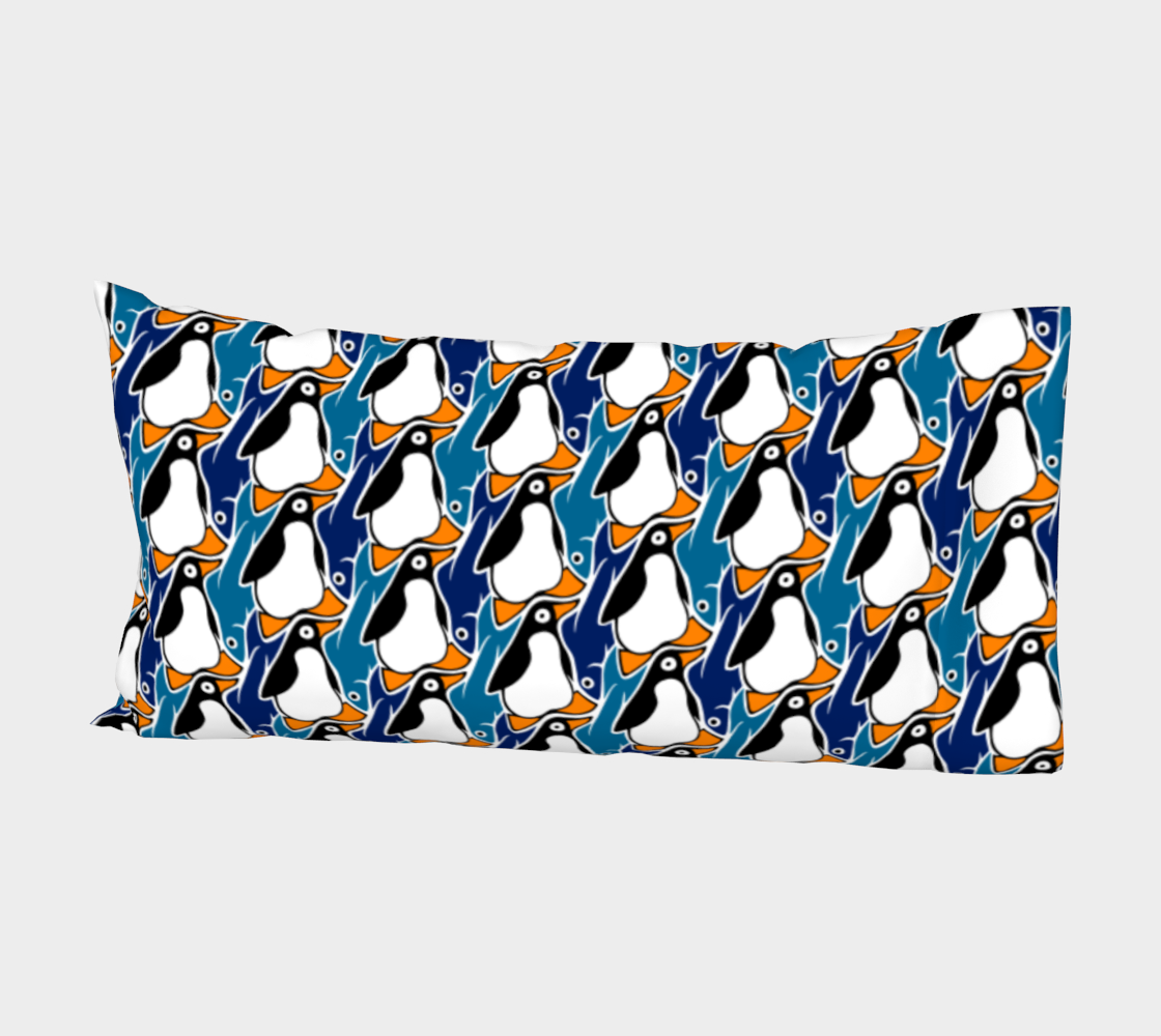 Bed Pillow Sleeve (Penguin's Supper)