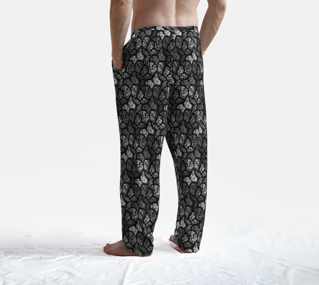 Lounge Pants (Grey Butterflies)