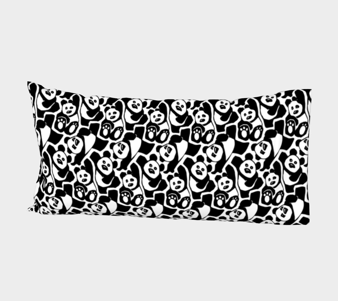 Bed Pillow Sleeve (Dancing Pandas)