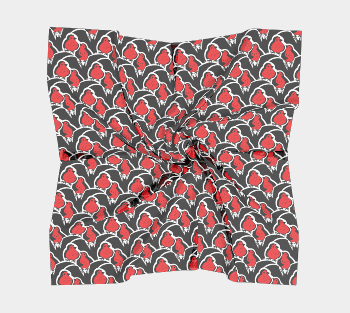 Square Scarf (Bats & Robins)