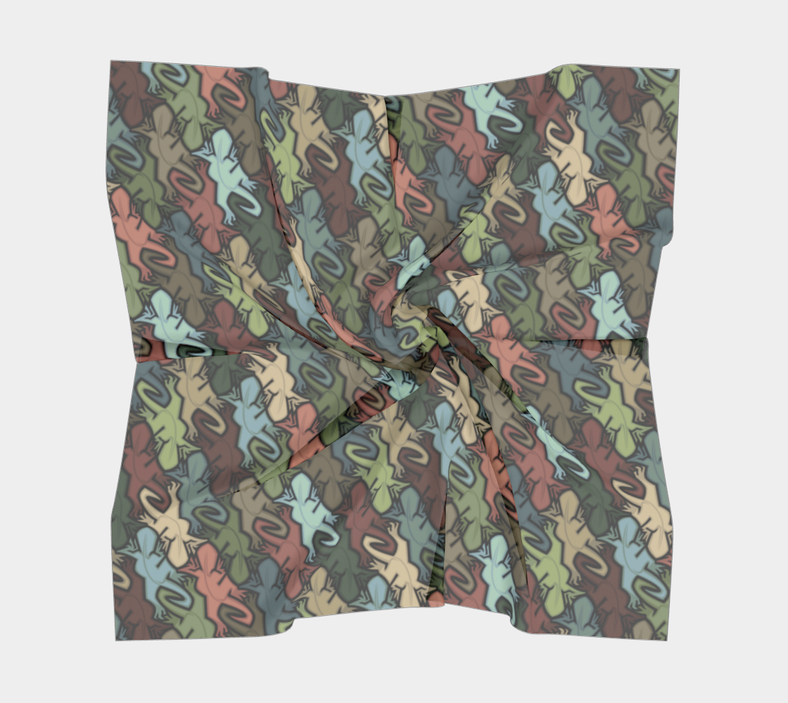 Square Scarf (Lizards)