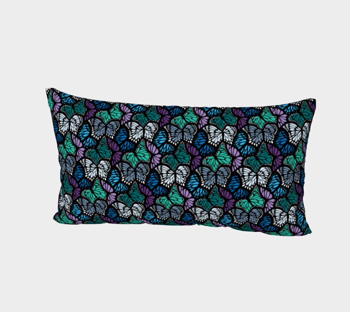 Bed Pillow Sham (Cool Butterflies)