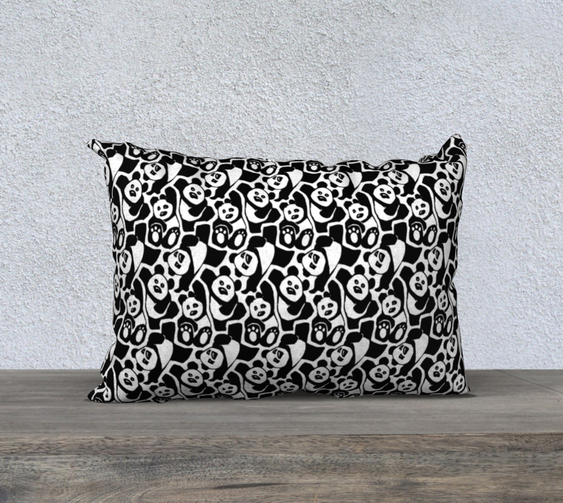 20" x 14" Pillow Case (Dancing Pandas)