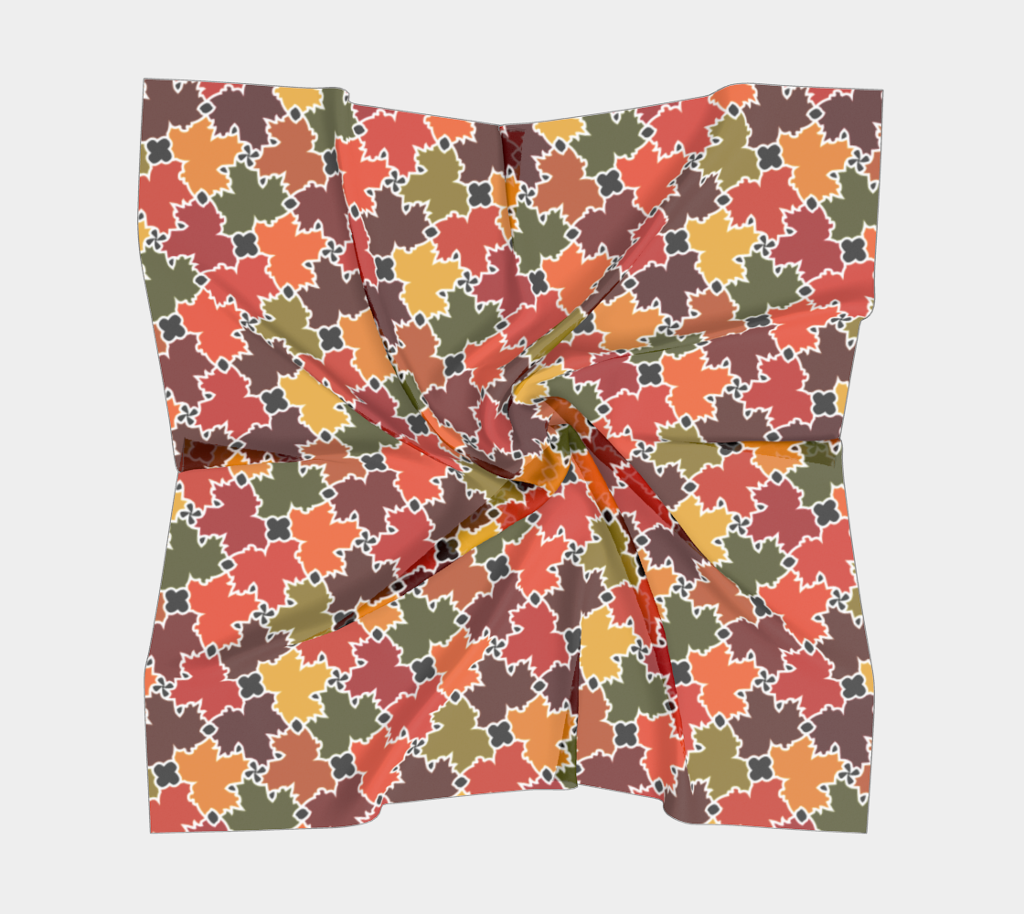 Square Scarf (Fall Leaves)