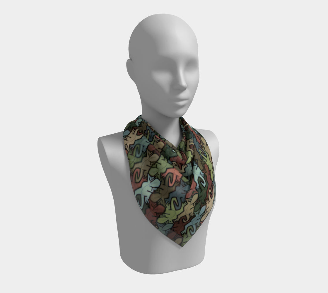 Square Scarf (Lizards)