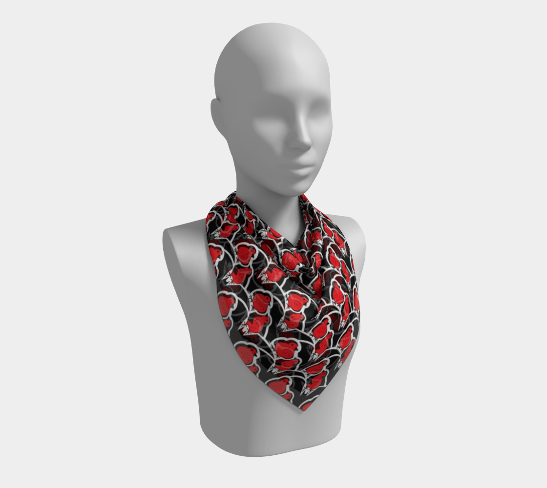 Square Scarf (Bats & Robins)