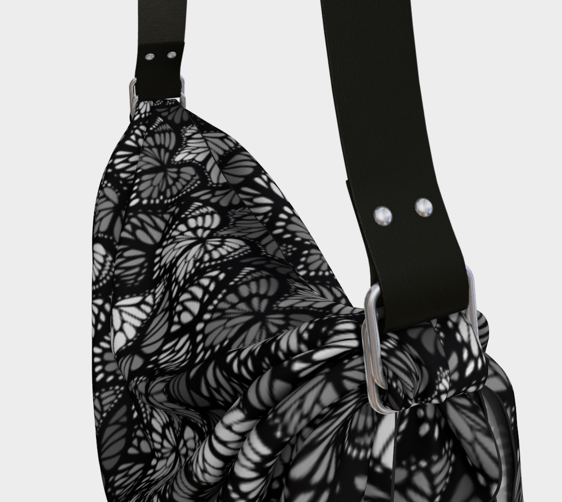 Origami Tote (Grey Butterflies)