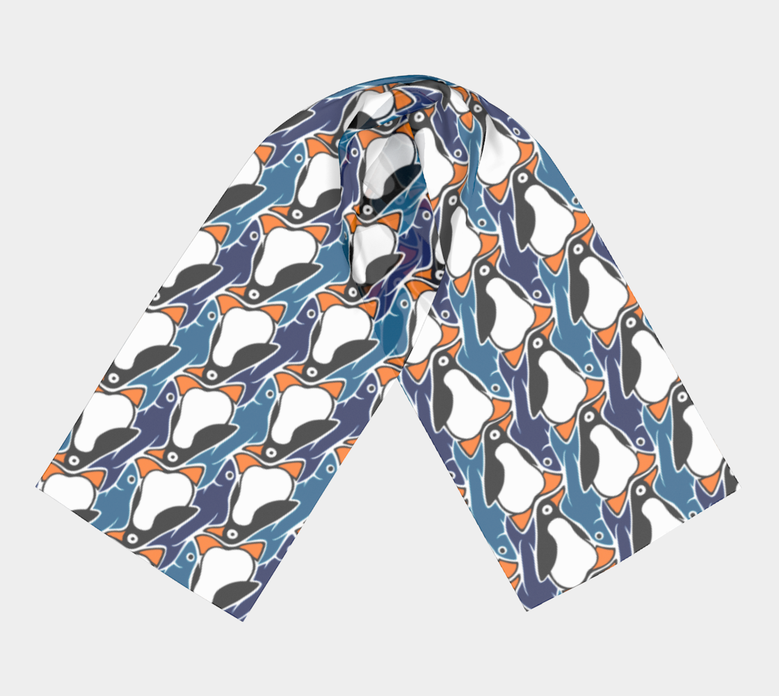 Long Scarf (Penguin's Supper)