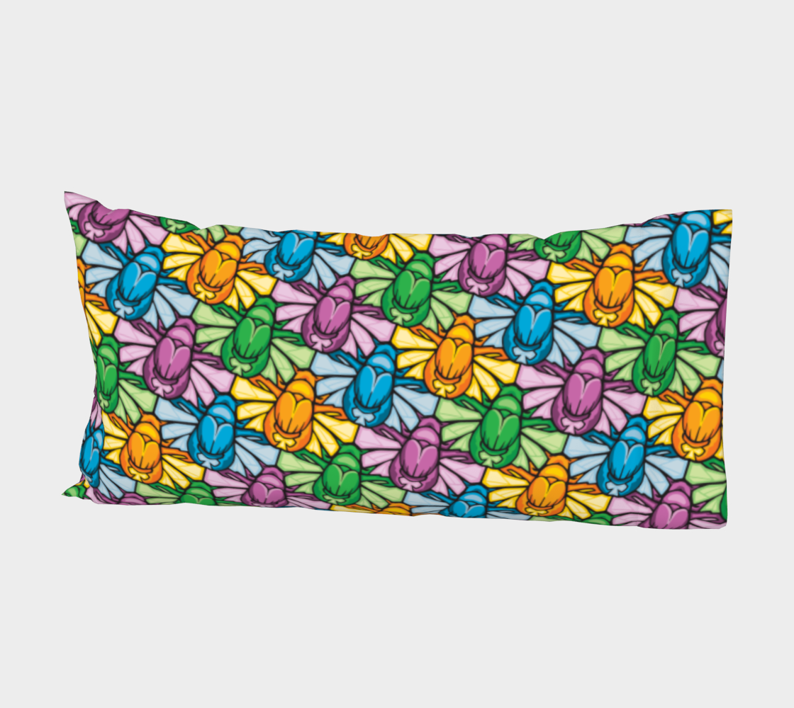 Bed Pillow Sleeve (Scarabs)