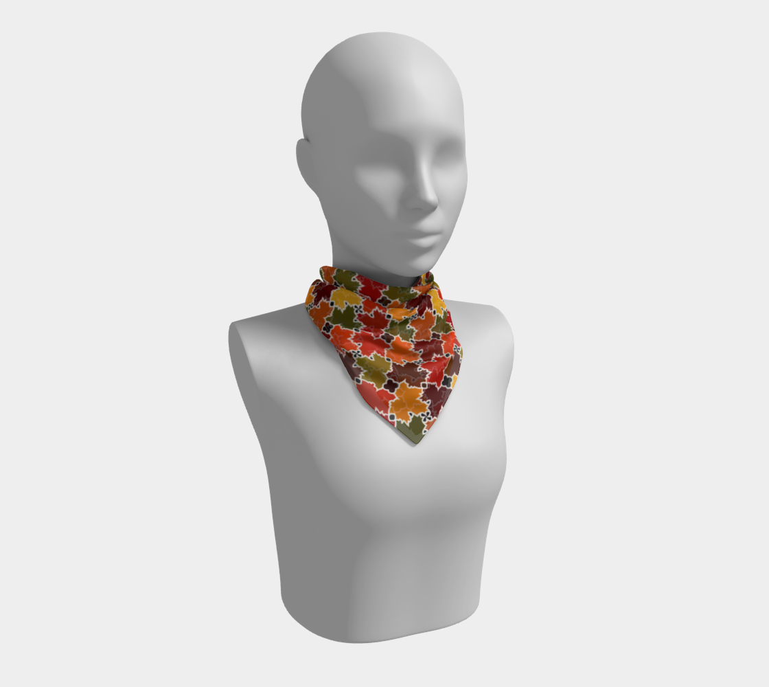 Square Scarf (Fall Leaves)