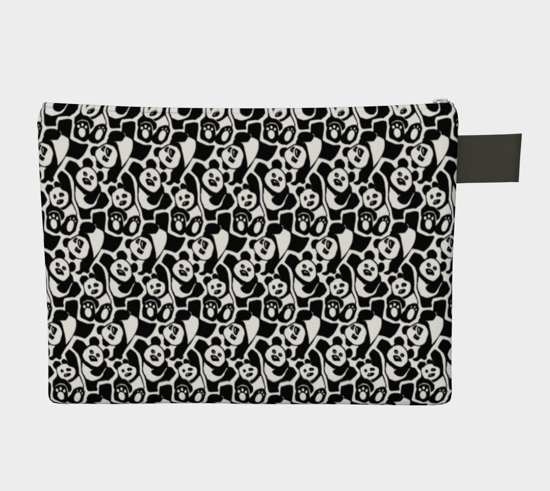 Zipper Carry-all (Dancing Pandas)