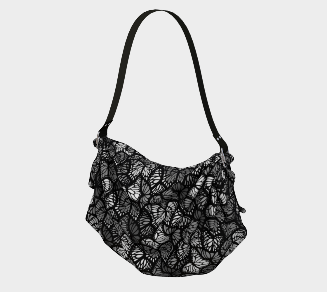 Origami Tote (Grey Butterflies)
