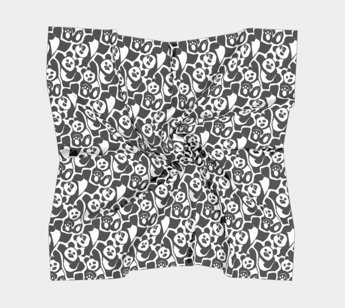 Square Scarf (Dancing Pandas)