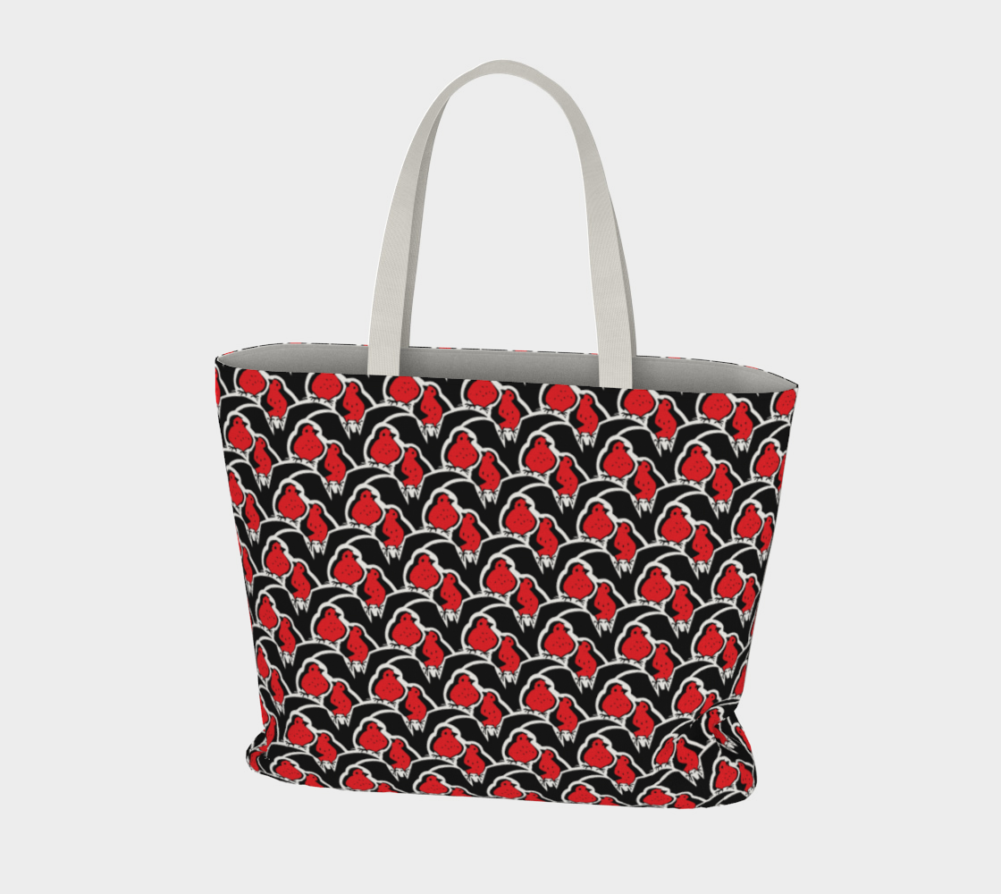 Large Tote Bag (Bats & Robins)