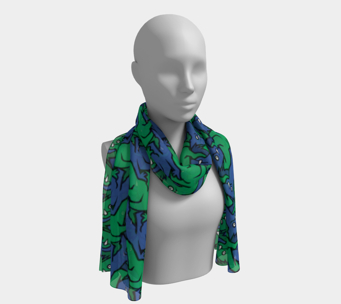 Long Scarf (Water Dragons)