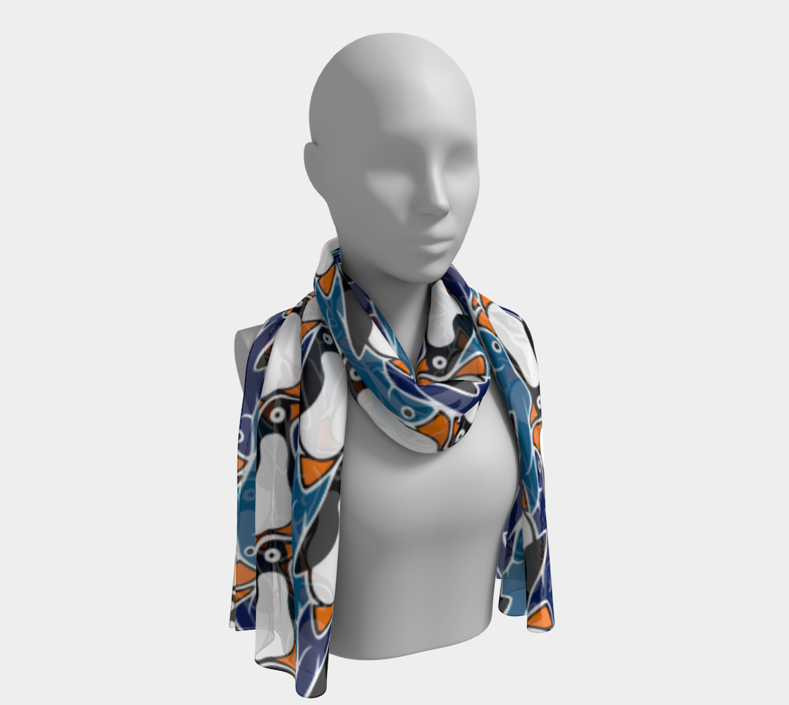 Long Scarf (Penguin's Supper)