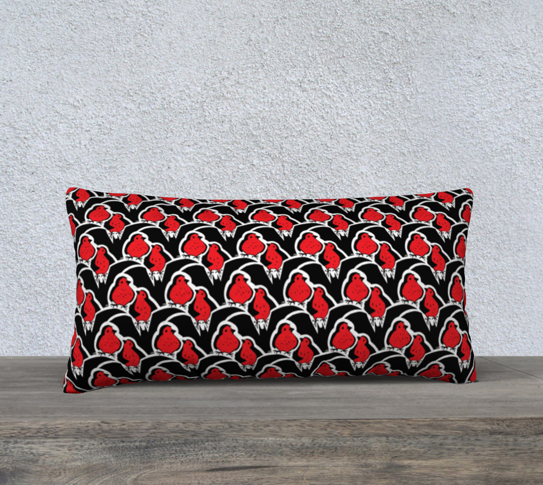 24" x 12" Pillow Case (Bats & Robins)