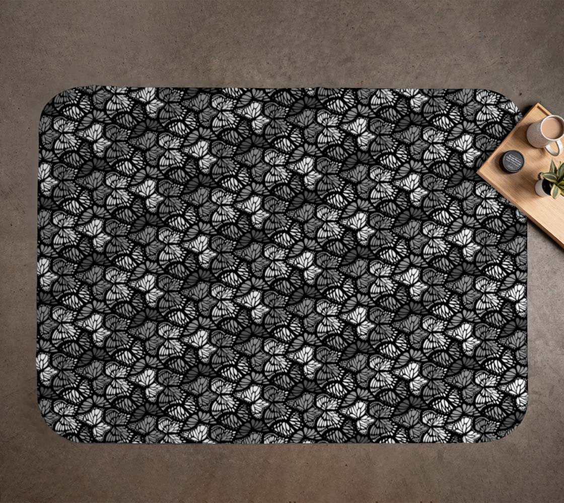 Blanket (Grey Butterflies)