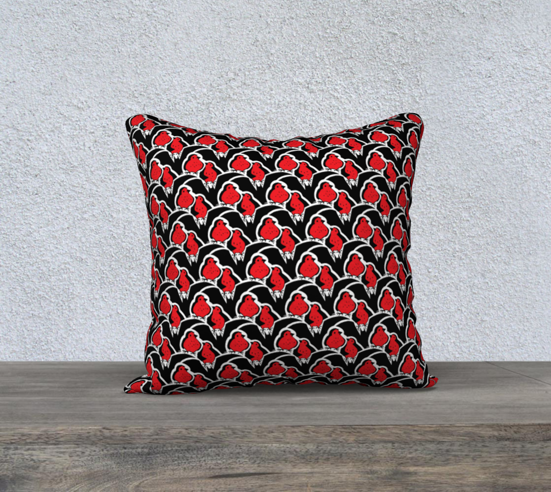 18" x 18" Pillow Case (Bats & Robins)