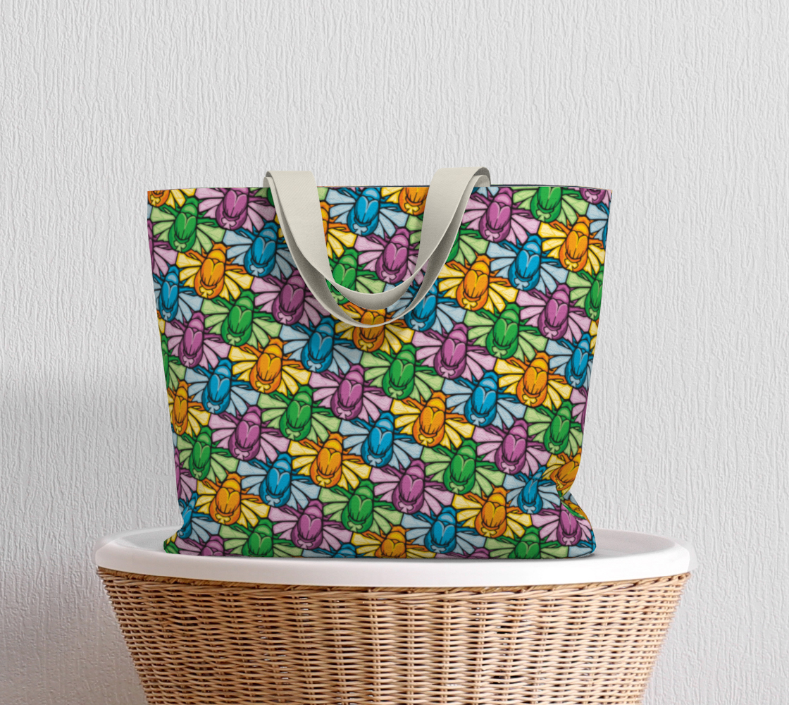 Large Tote Bag (Scarabs)