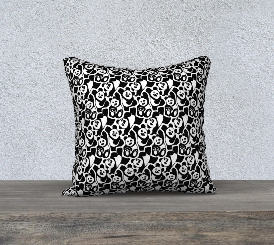 18" x 18" Pillow Case (Dancing Pandas)