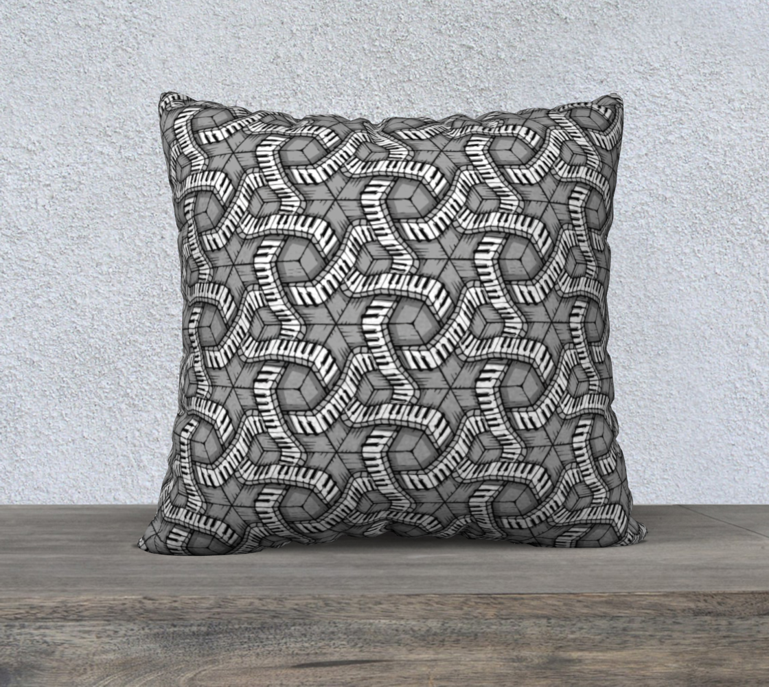 22" x 22" Pillow Case (Piano World)