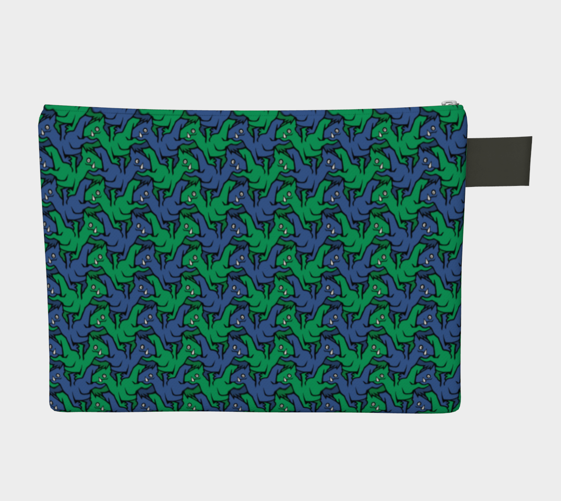 Zipper Carry-all (Water Dragons)