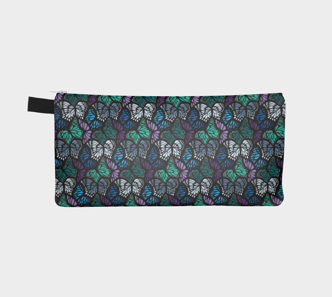 Pencil Case (Cool Butterflies)