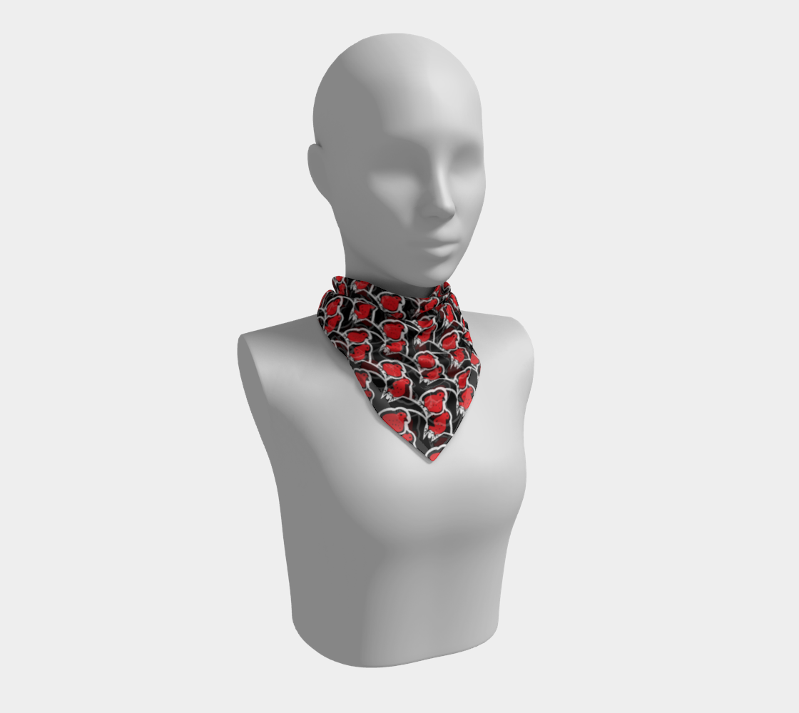 Square Scarf (Bats & Robins)