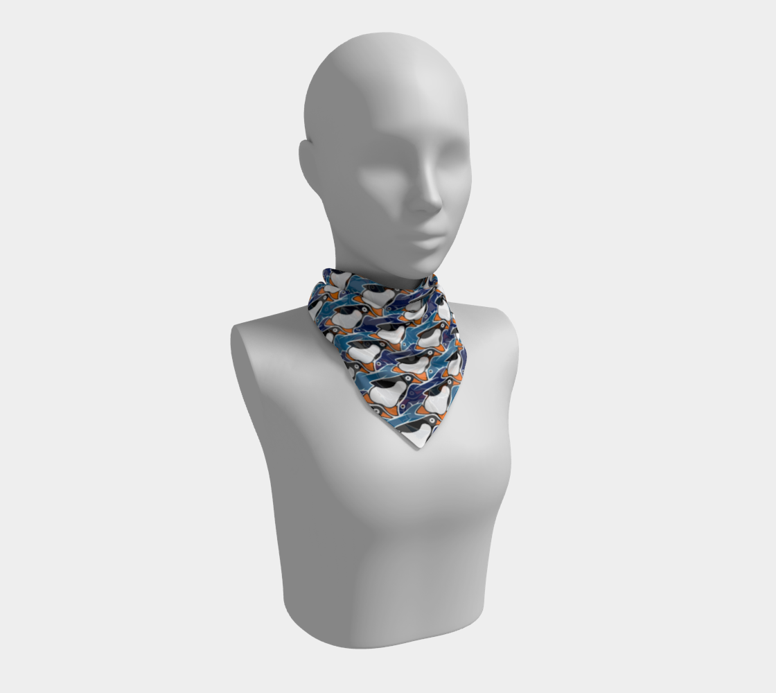 Square Scarf (Penguin's Supper)