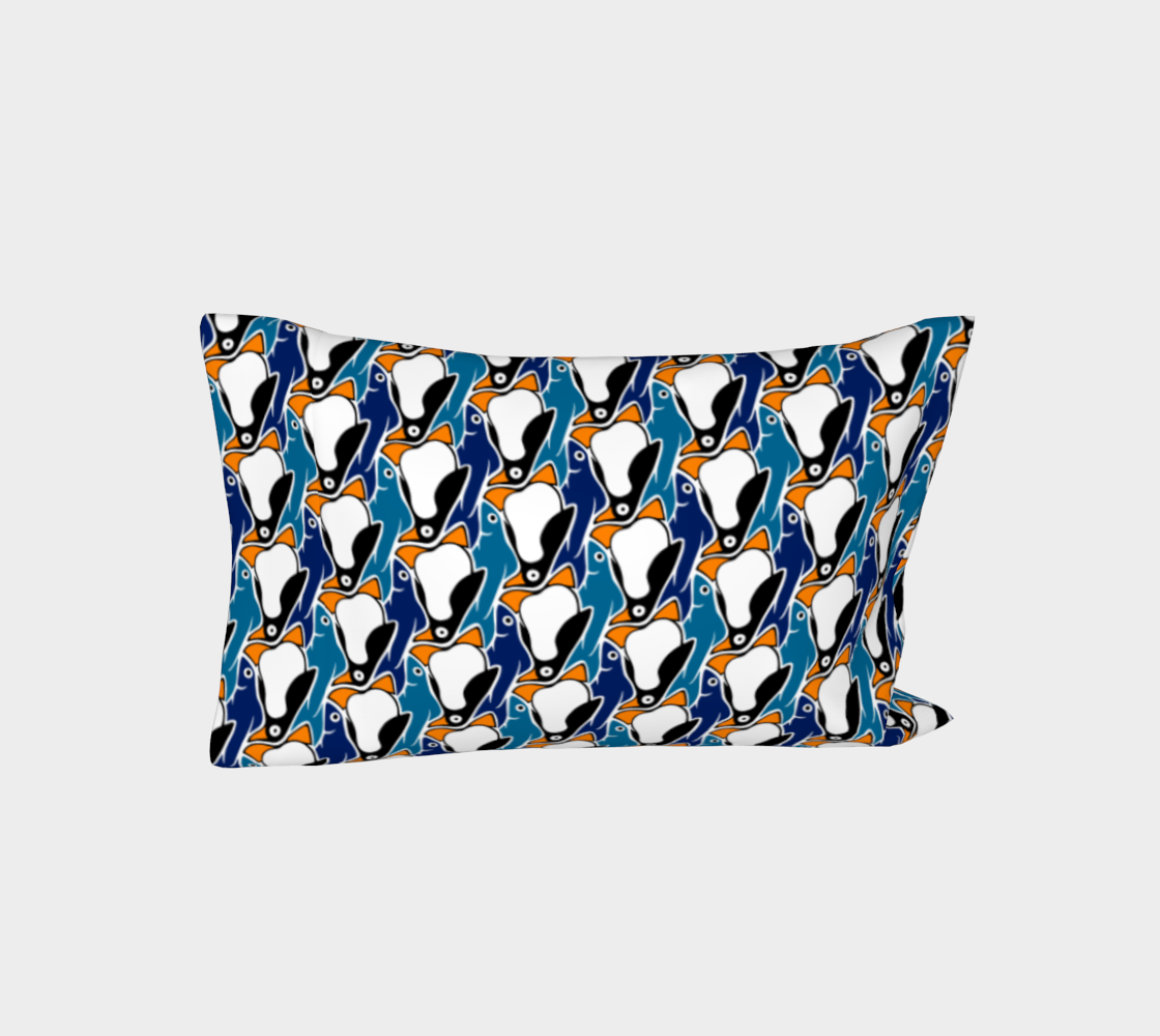 Bed Pillow Sleeve (Penguin's Supper)