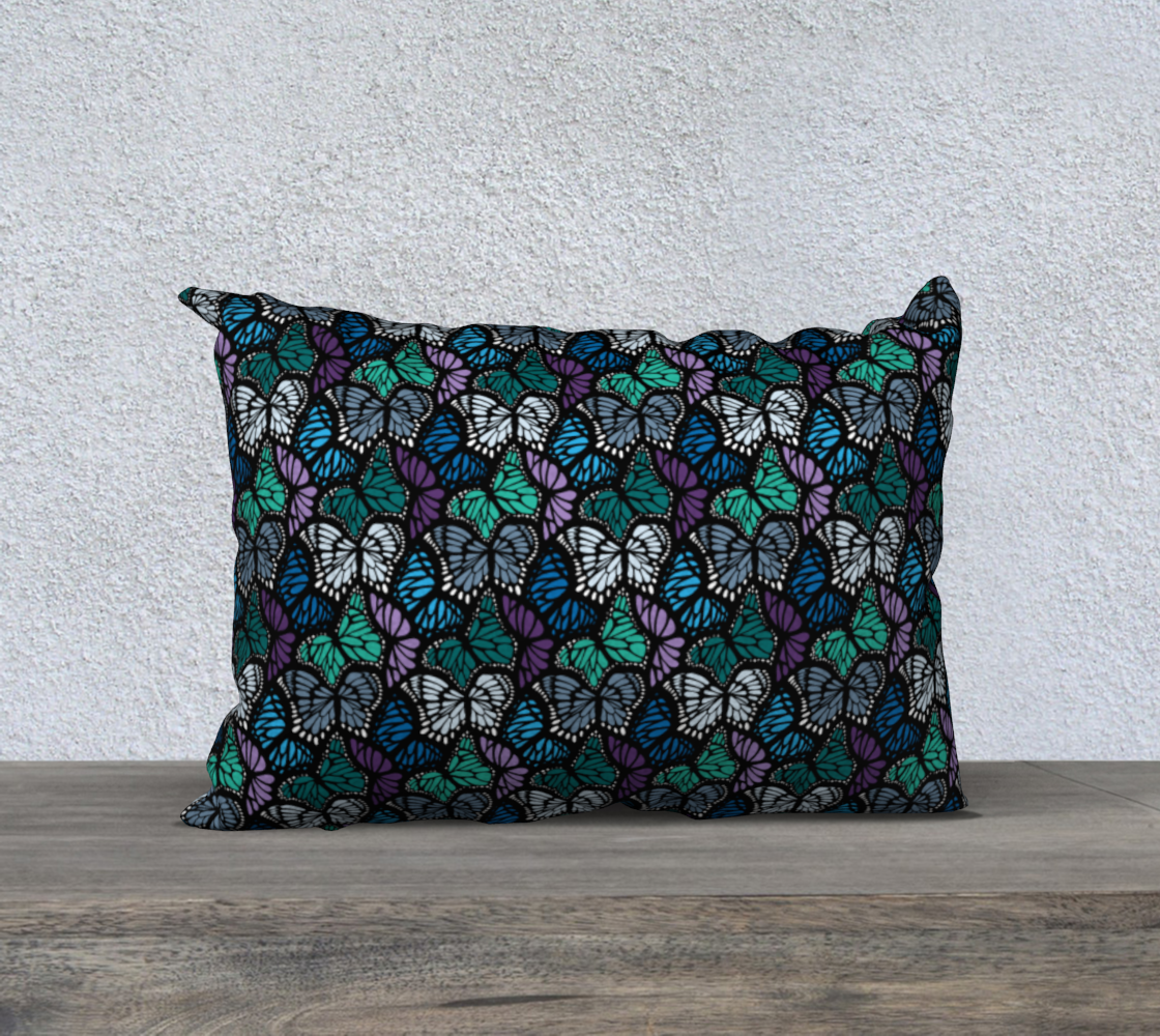 20" x 14" Pillow Case (Cool Butterflies)