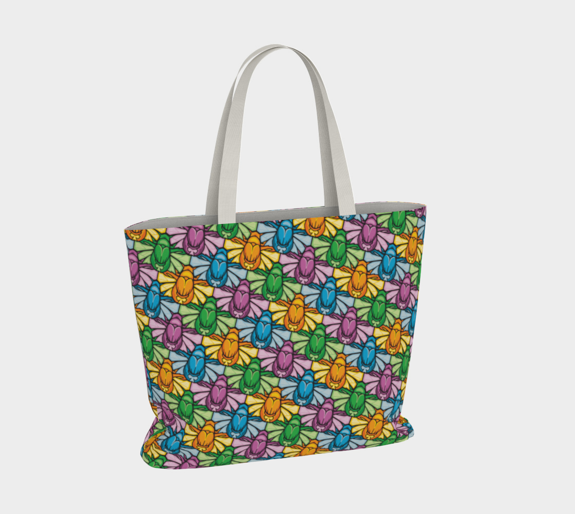 Large Tote Bag (Scarabs)