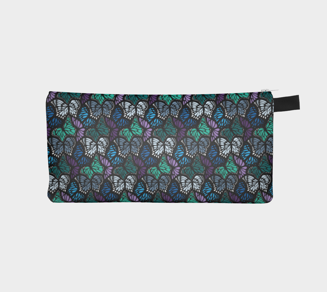 Pencil Case (Cool Butterflies)