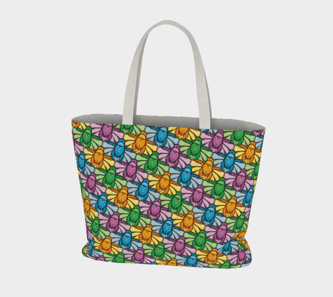 Large Tote Bag (Scarabs)