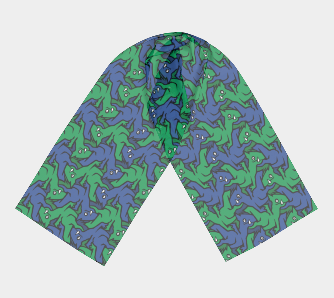 Long Scarf (Water Dragons)