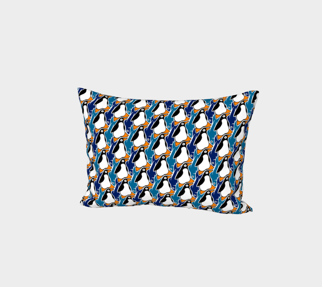 Bed Pillow Sham (Penguin's Supper)