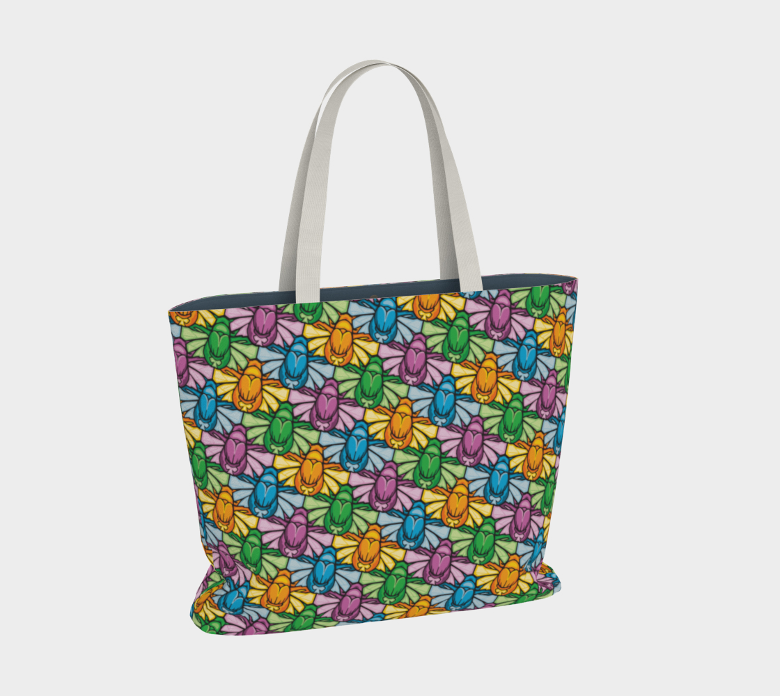 Large Tote Bag (Scarabs)