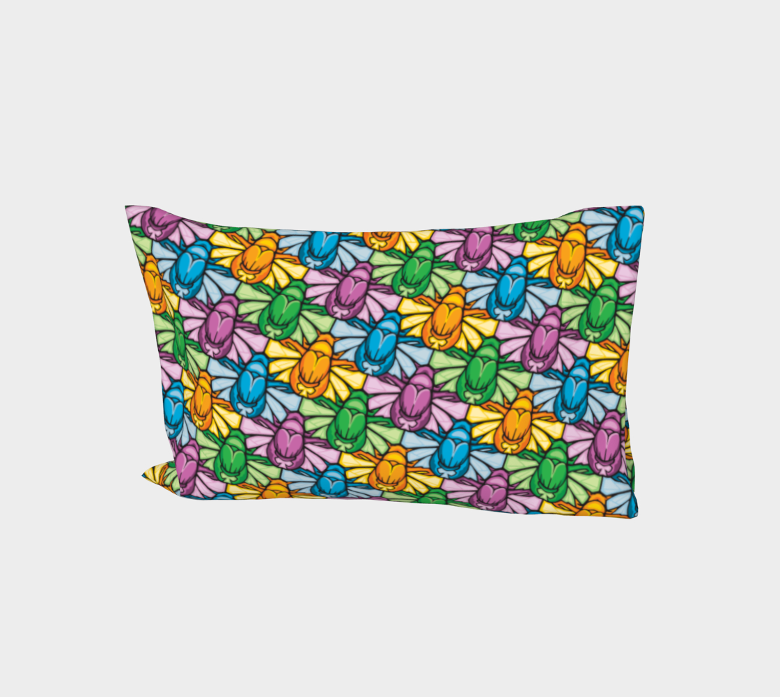 Bed Pillow Sleeve (Scarabs)