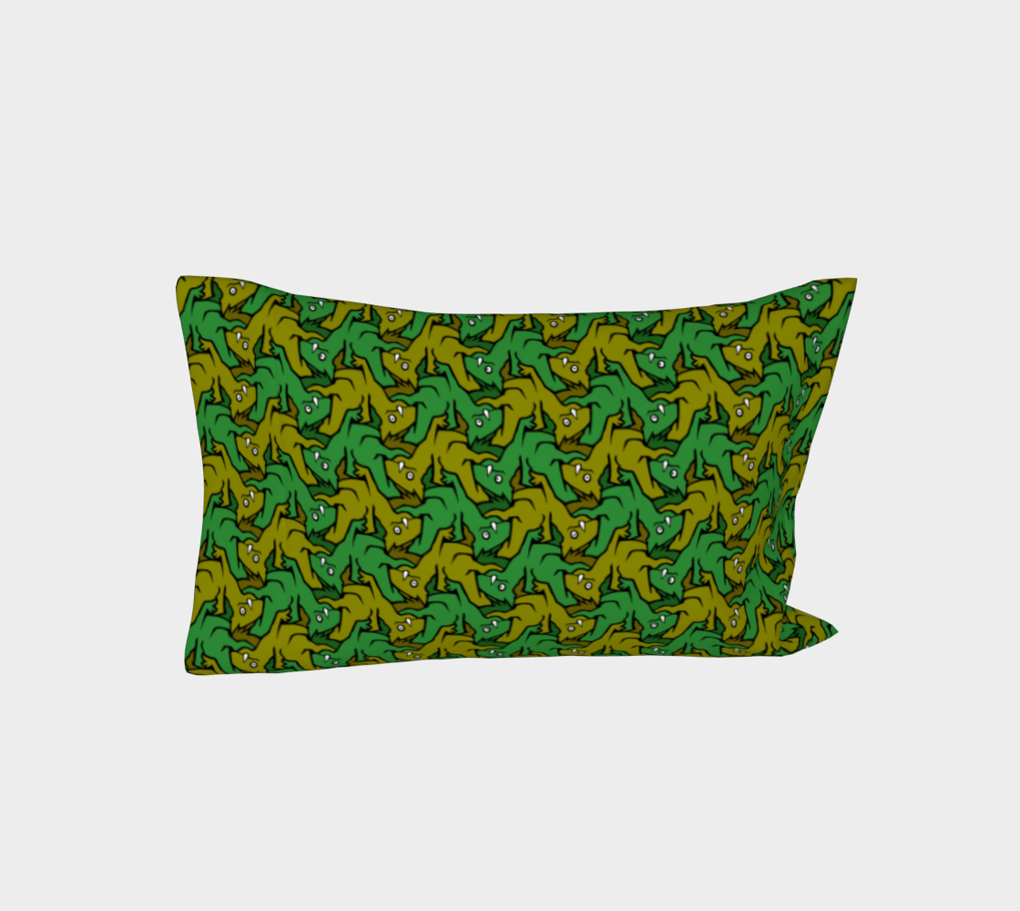 Bed Pillow Sleeve (Earth Dragons)