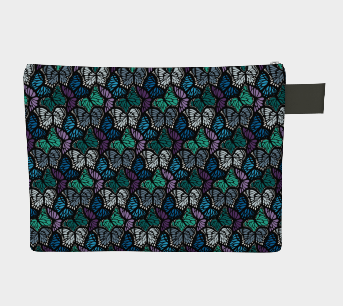 Zipper Carry-all (Cool Butterflies)