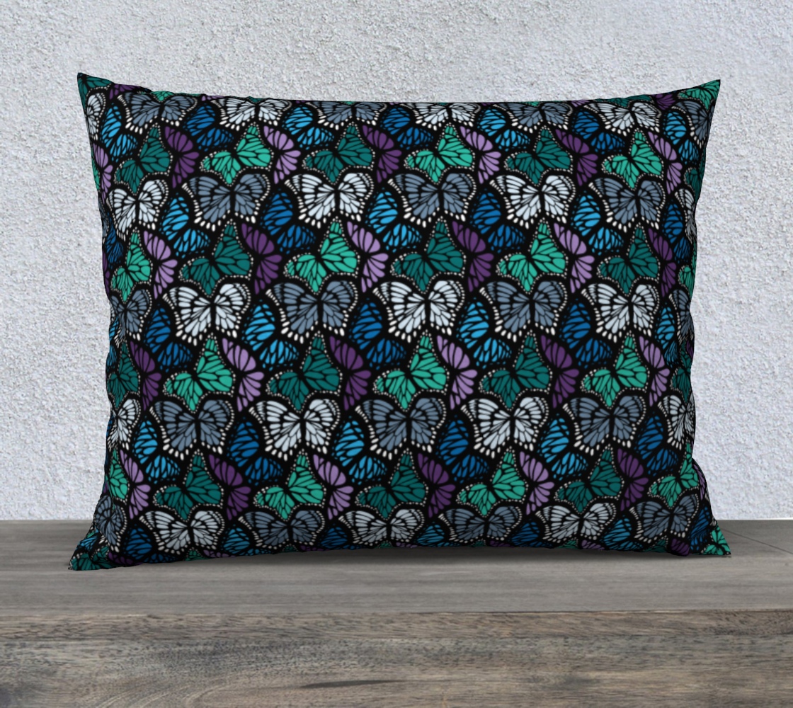 26" x 20" Pillow Case (Cool Butterflies)