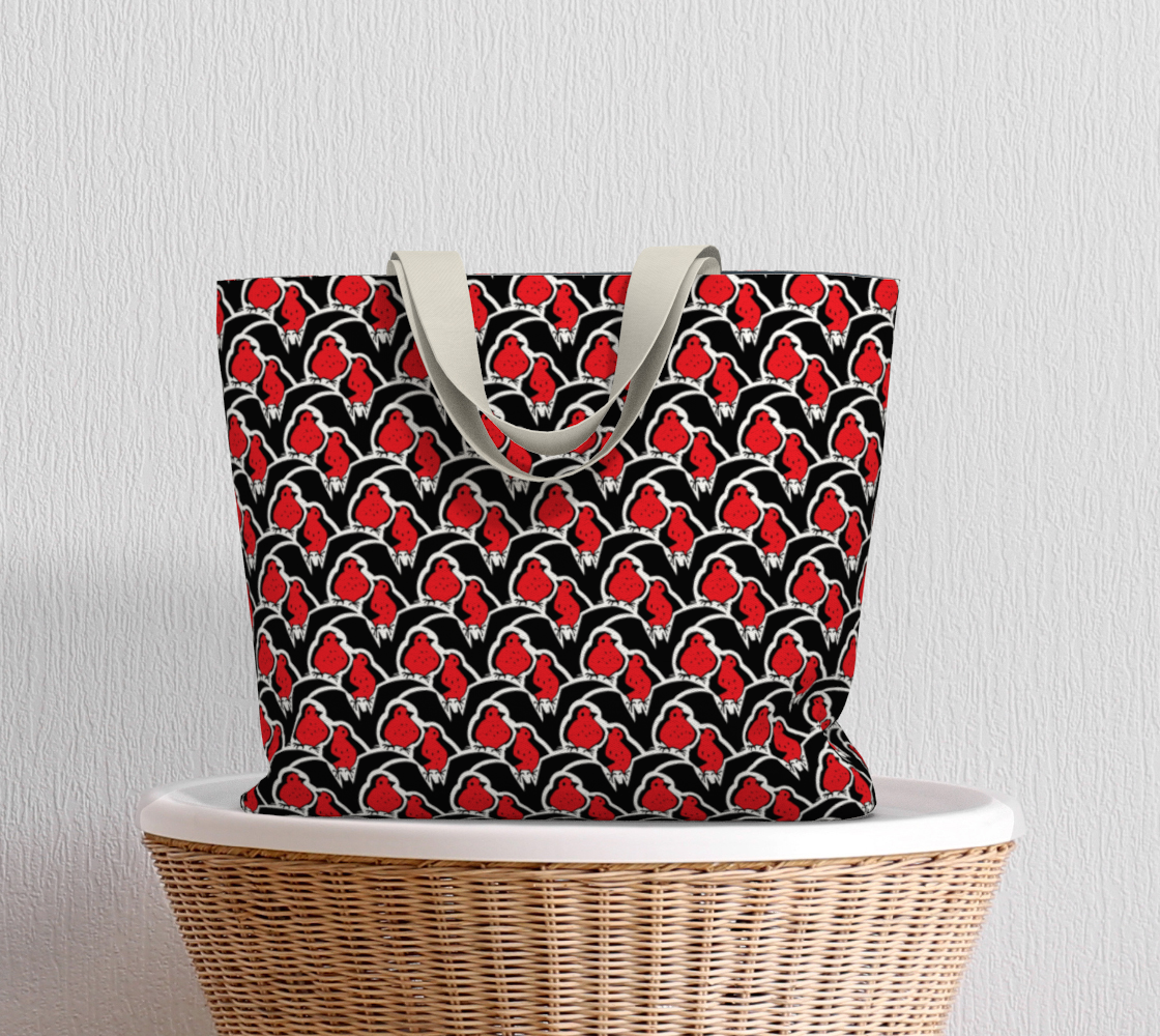 Large Tote Bag (Bats & Robins)