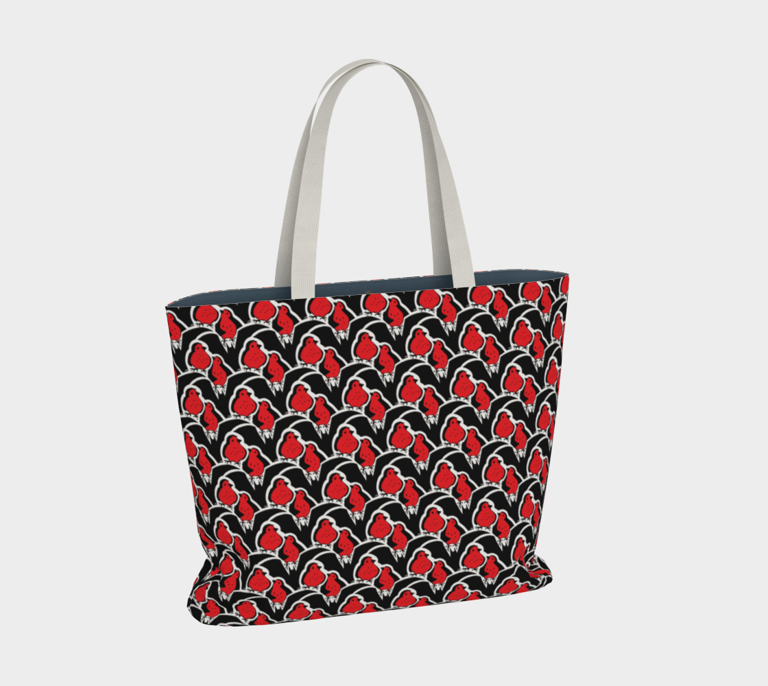 Large Tote Bag (Bats & Robins)