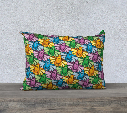 20" x 14" Pillow Case (Scarabs)
