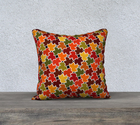 18" x 18" Pillow Case (Fall Leaves)